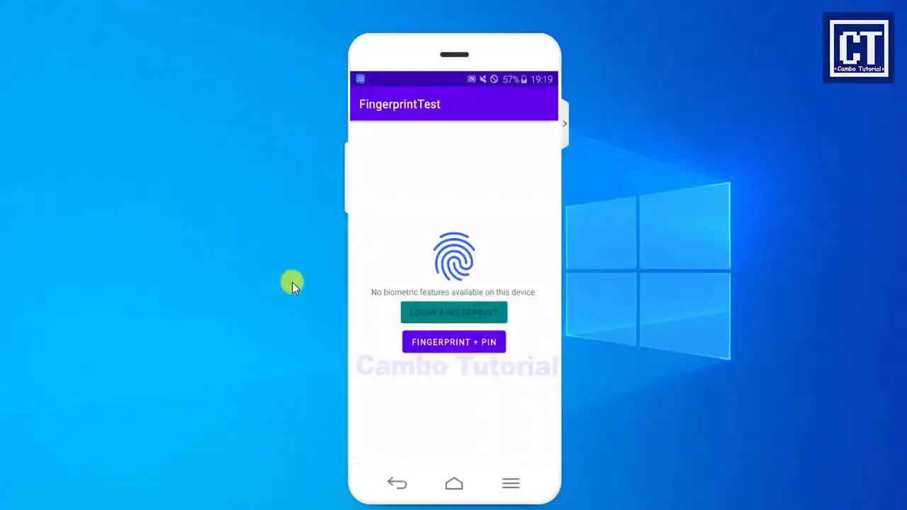 fingerprint app preview demo tutorial